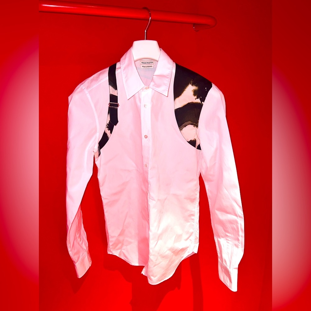 Alexander McQueen signature Mens button up — just purchased.
